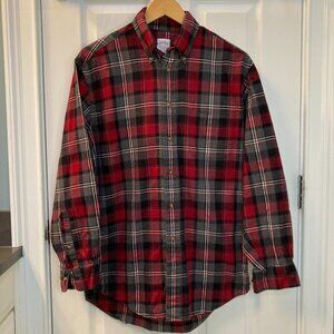 Brooks Brothers Madison All Cotton Flannel Shirt Size Small
